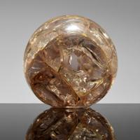 Large Francois Godebski Fractal Resin Sphere Sculpture - Sold for $1,375 on 08-20-2020 (Lot 37).jpg